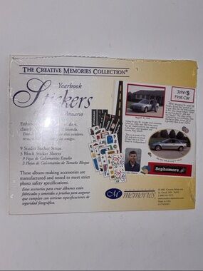 Creative Memories Yearbook Stickers - Vintage Creative Memories high school